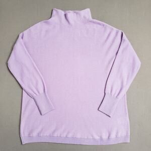 New Free People Pure Cashmere‎ Ottoman Tunic Sweater in Violet Women's Medium